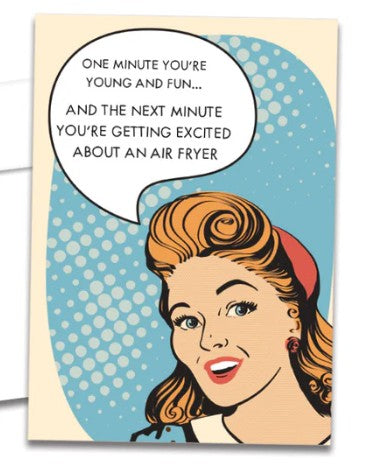 Air Fryer Birthday Card