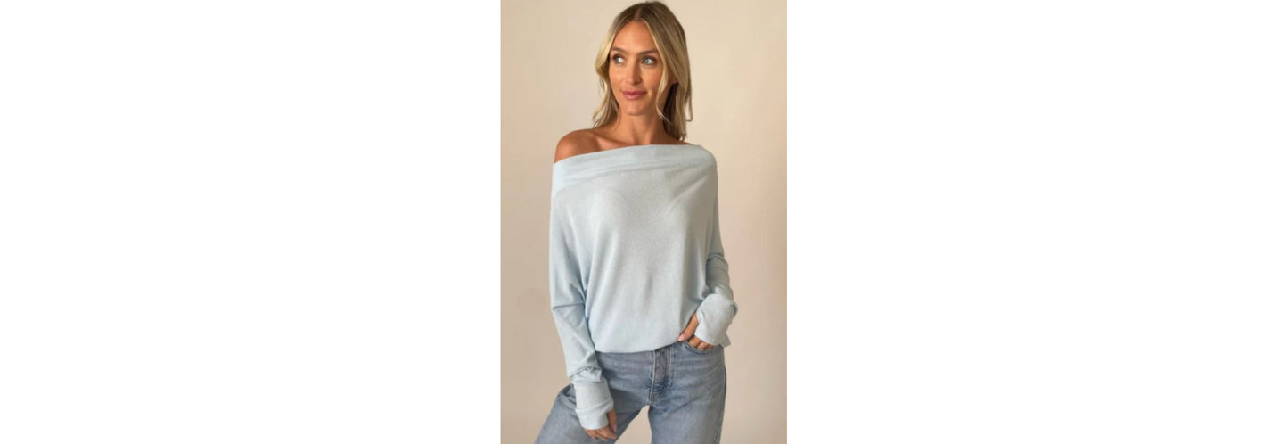 The Anywhere Top in Airy Blue