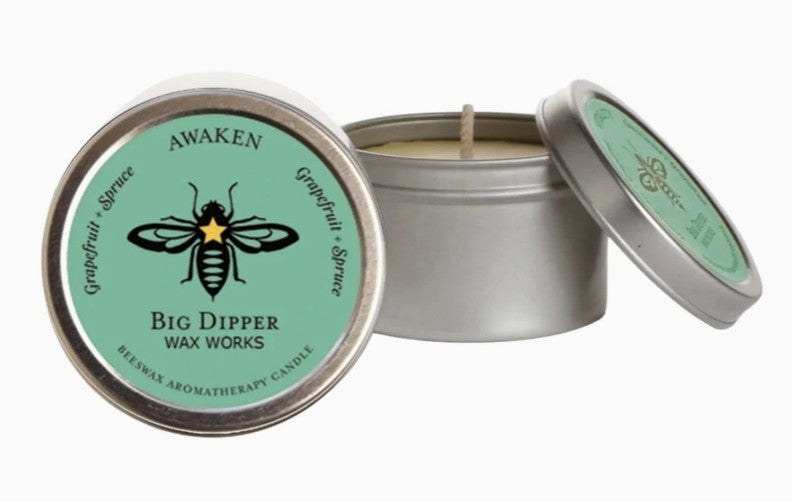 Aromatherapy 100% Pure Beeswax Travel Tin Candle Assortment