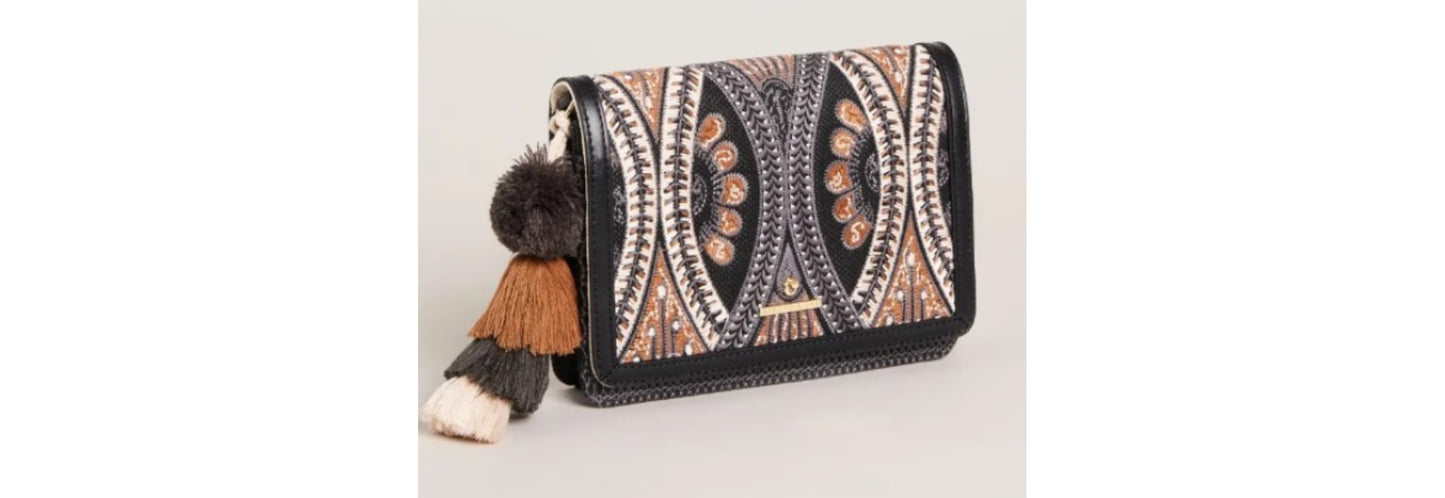 Bellinger Batik Crossbody Clutch Bag