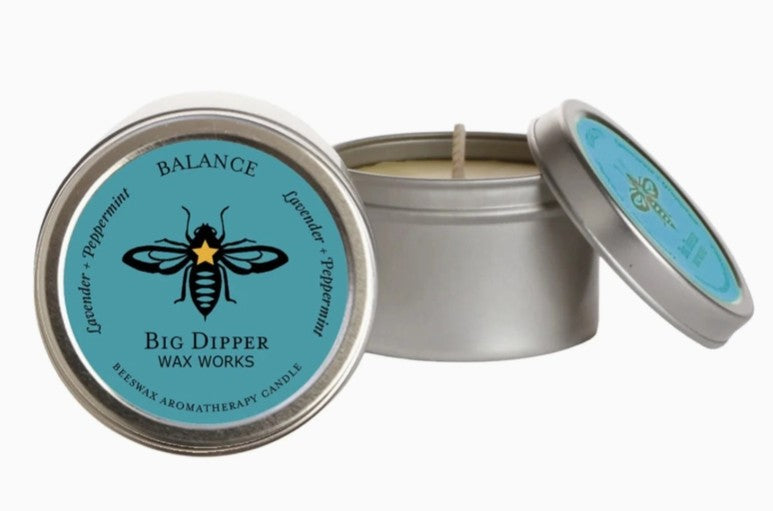 Aromatherapy 100% Pure Beeswax Travel Tin Candle Assortment