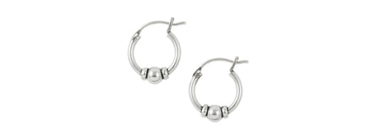 Earrings Bali Ball Hoop by Tomas