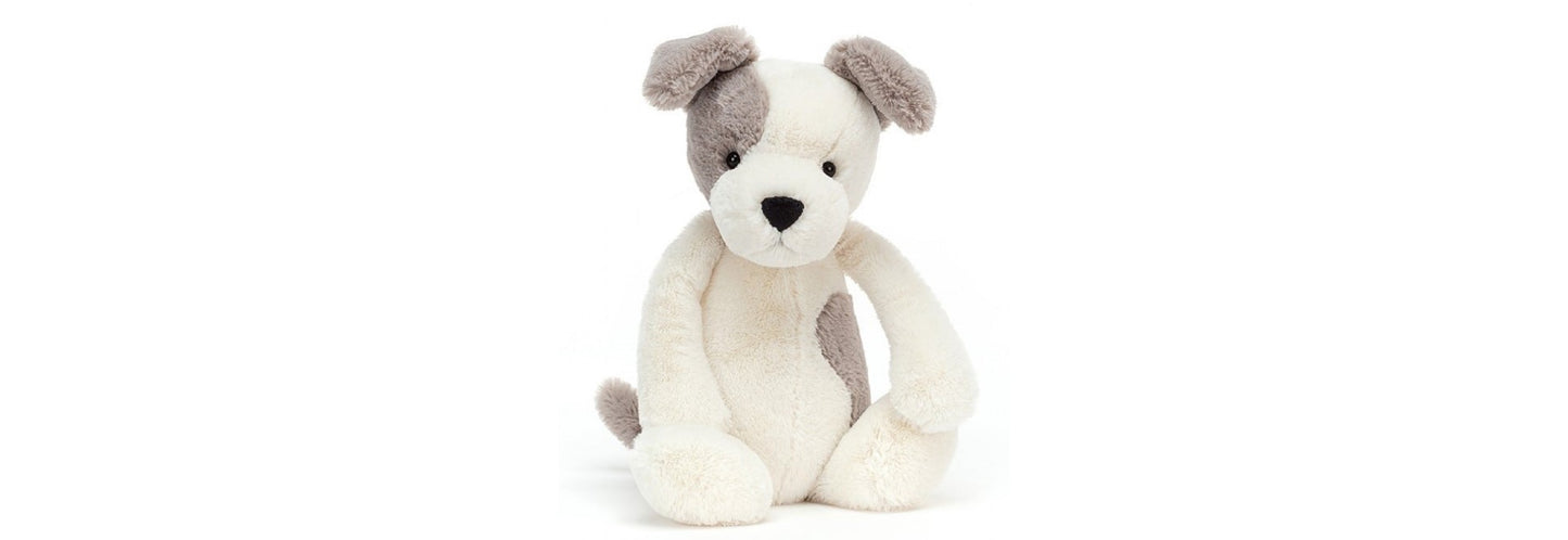 Bashful Terrier White & Grey Plush | Jellycat