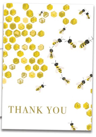 Bee Kind Thank You Card