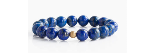 Gemstone Bracelet Lazuli Lapis 10mm
