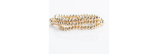 Gold Beads Wrap Bracelet