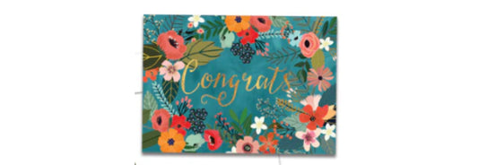 Congrats Flowers Congratulations Card