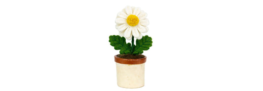 Felted Wool Potted Flower