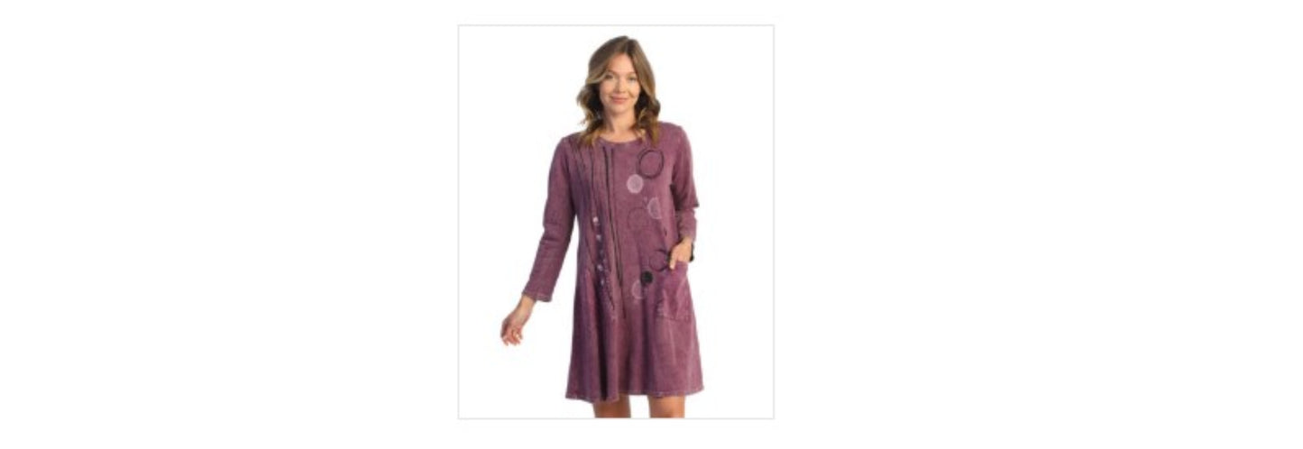 Lollipop Mineral Washed Cotton Dress