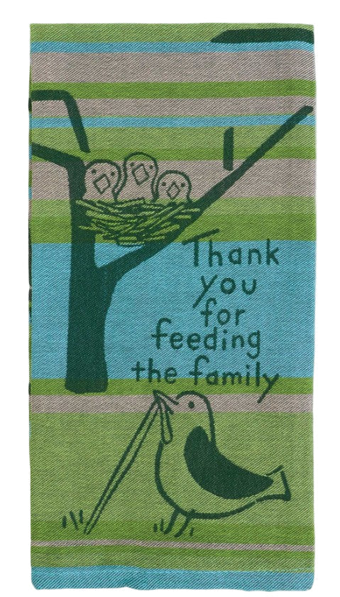 Dish Towel: Feeding the Family