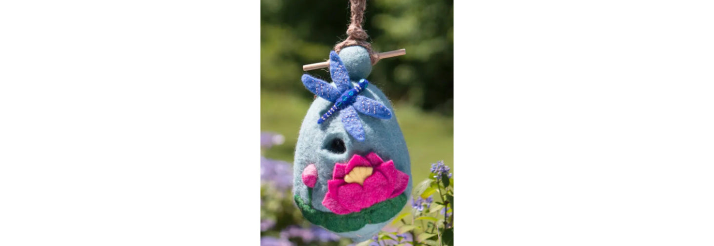 Felted Birdhouses