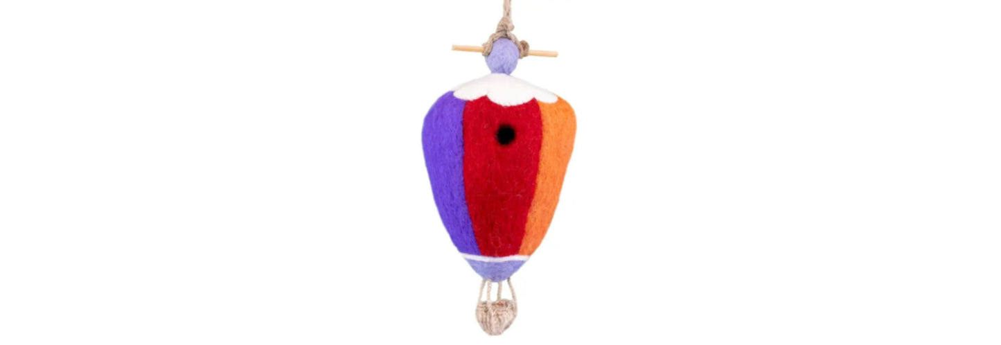 Felted Birdhouses