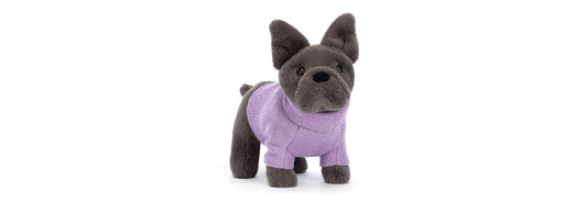 Sweater French Bulldog Purple