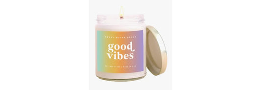 Soy Candle Good Vibes 9 oz