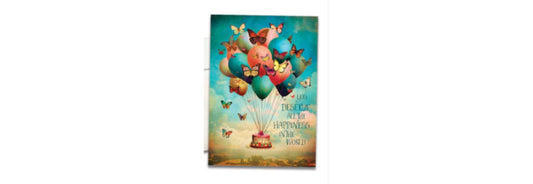 Happiness Balloons Birthday Card