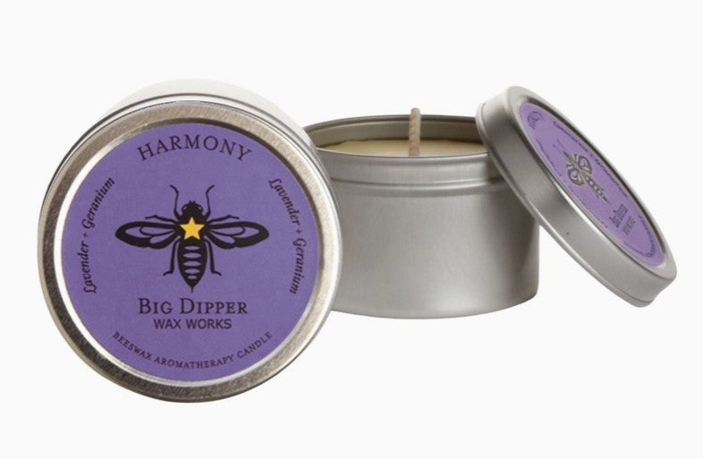 Aromatherapy 100% Pure Beeswax Travel Tin Candle Assortment
