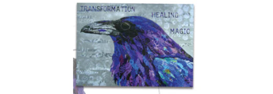 Healing Raven Support and Encouragement Card