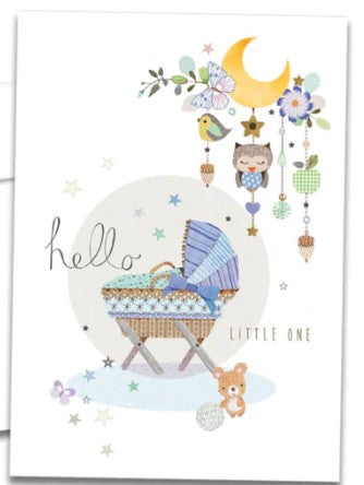 Hello Little One New Baby Card