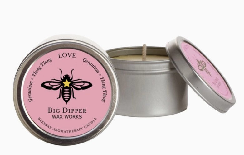 Aromatherapy 100% Pure Beeswax Travel Tin Candle Assortment