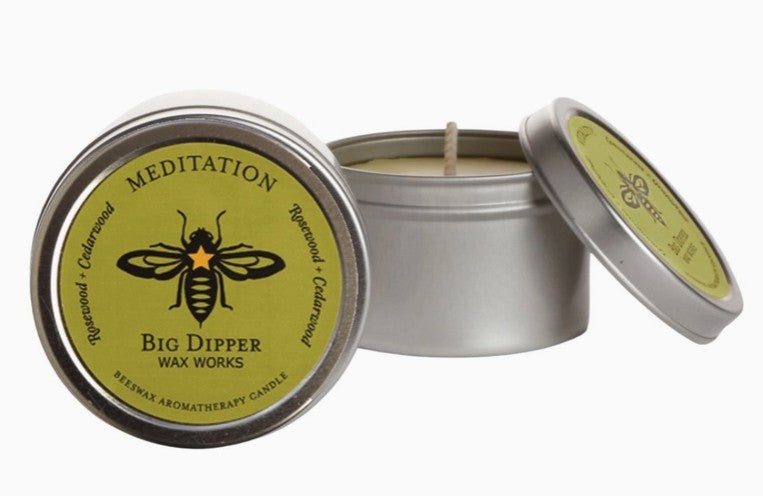 Aromatherapy 100% Pure Beeswax Travel Tin Candle Assortment