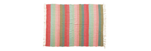 Multi-Color Throw Recycled Cotton Blend
