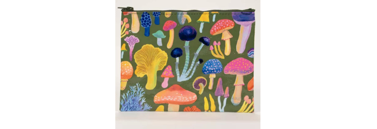 Zipper Pouch: Mushrooms