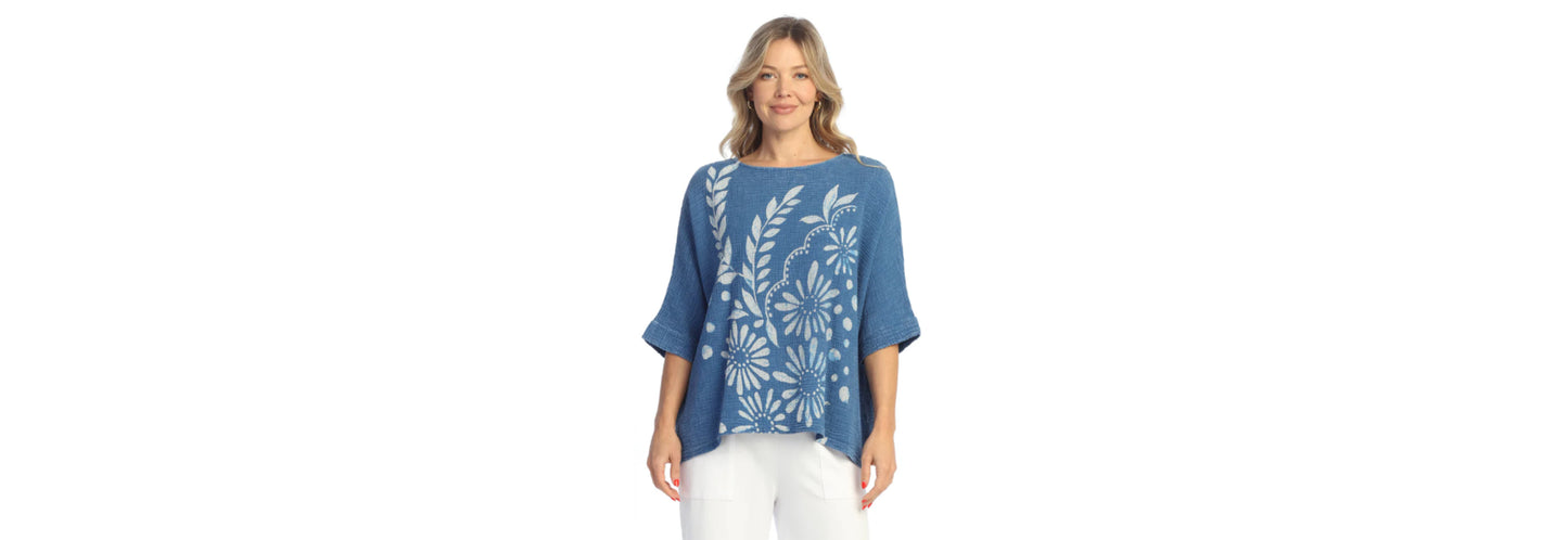 Napoli Mineral Washed Double Gauze Boxy Top