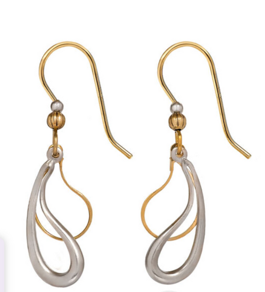Playful Paisley Duet Drop Earrings