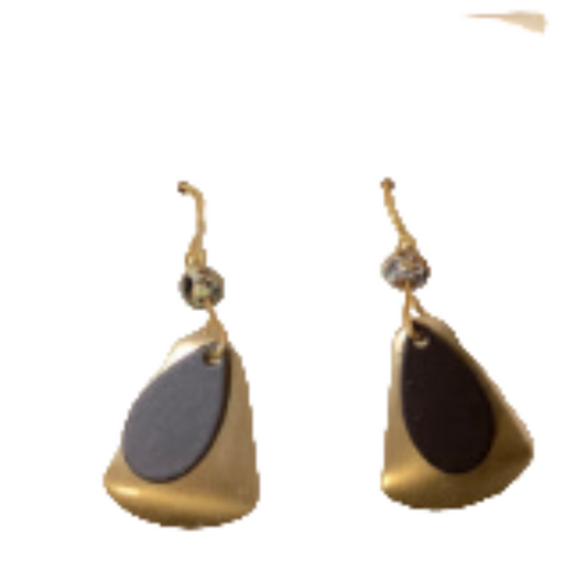 Playful Layered Shapes Earrings