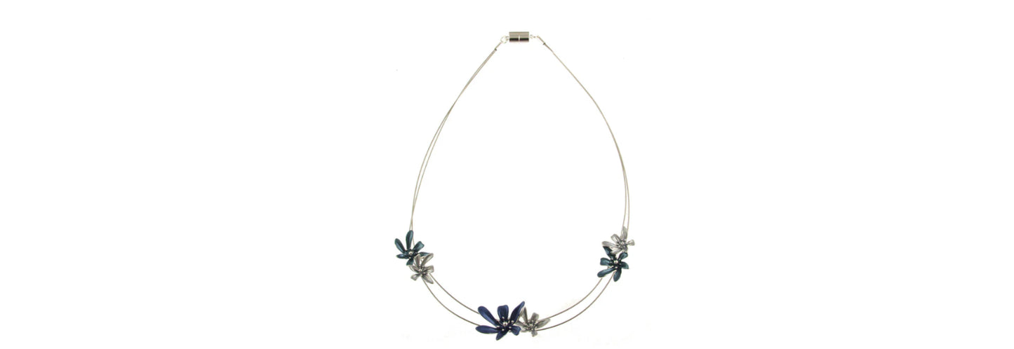 Silver Flower Necklace