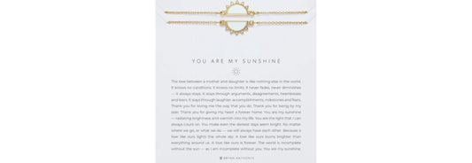 You Are My Sunshine White Enamel Necklace Set | Bryan Anthonys