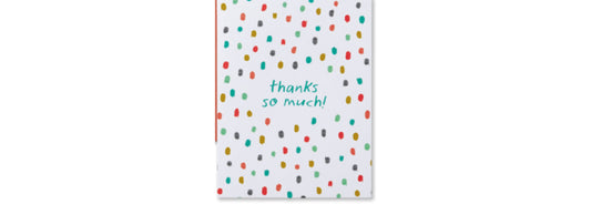 Thanks So Much Confetti - Note Cards