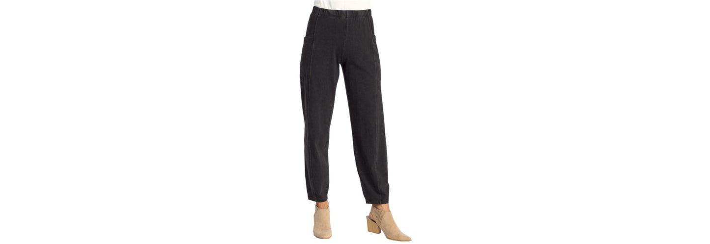 Side Pocket Pants - Jet Black