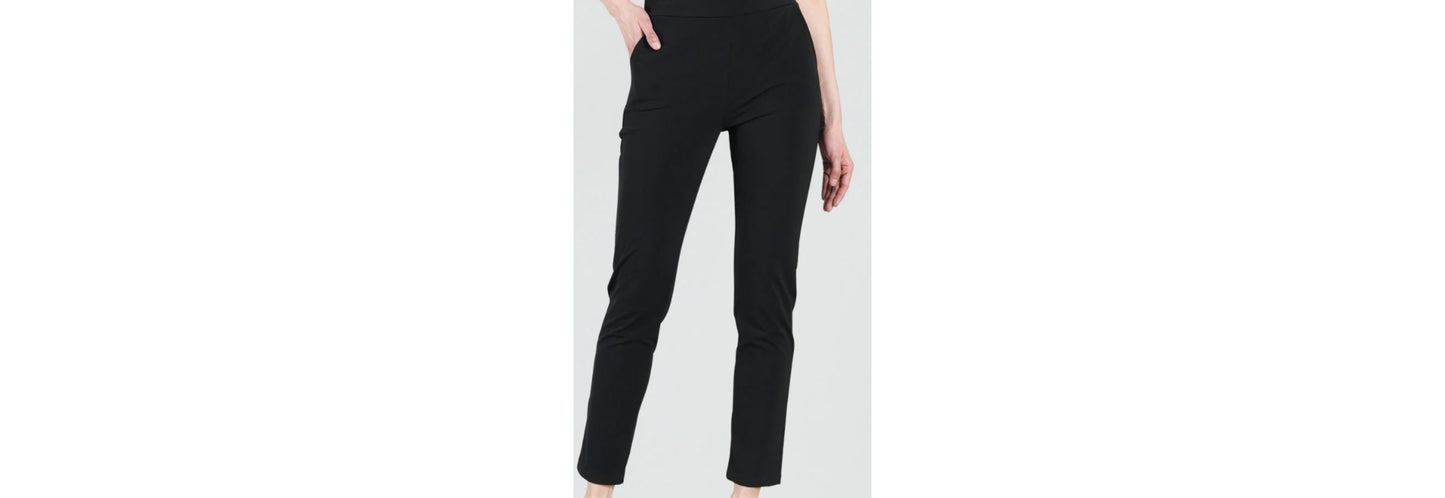 Soft Knit Straight Leg Pants with Pockets