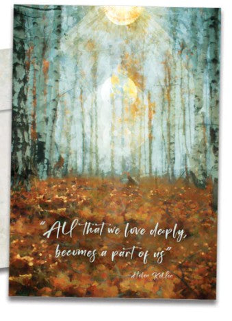 Part Of Us Sympathy Card