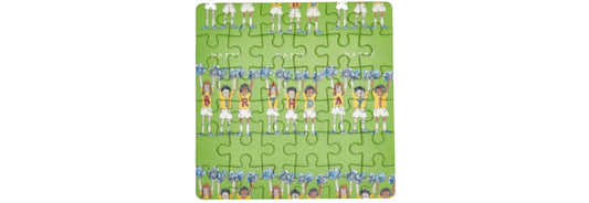 Happy Birthday Greeting Puzzle - Cheerleaders