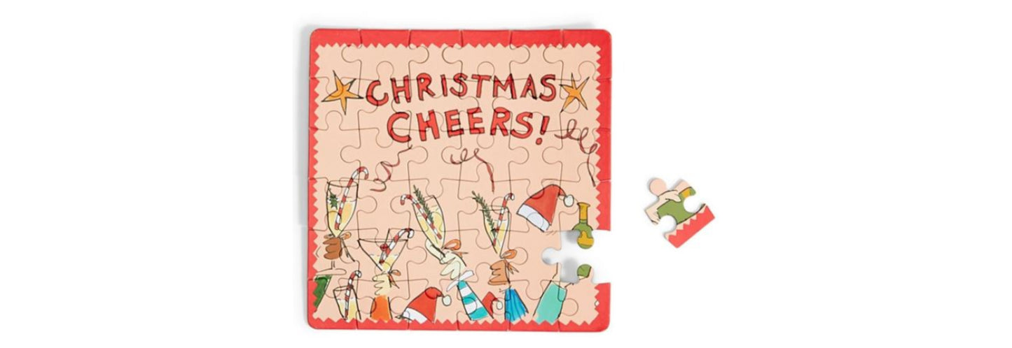 Holiday Greeting Puzzle - Christmas Cheers