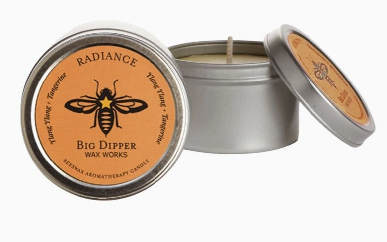 Aromatherapy 100% Pure Beeswax Travel Tin Candle Assortment