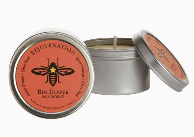 Aromatherapy 100% Pure Beeswax Travel Tin Candle Assortment