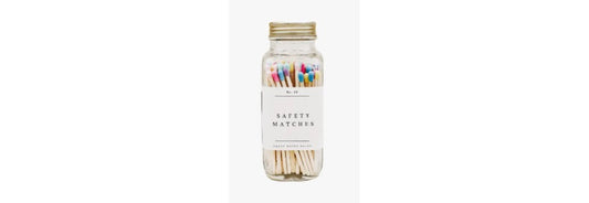 Safety Matches - Multicolor Rainbow Tip