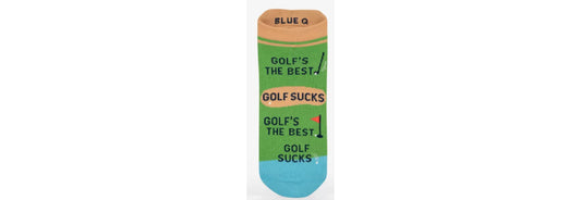 Sneaker Socks Golf Sucks / Blue Q