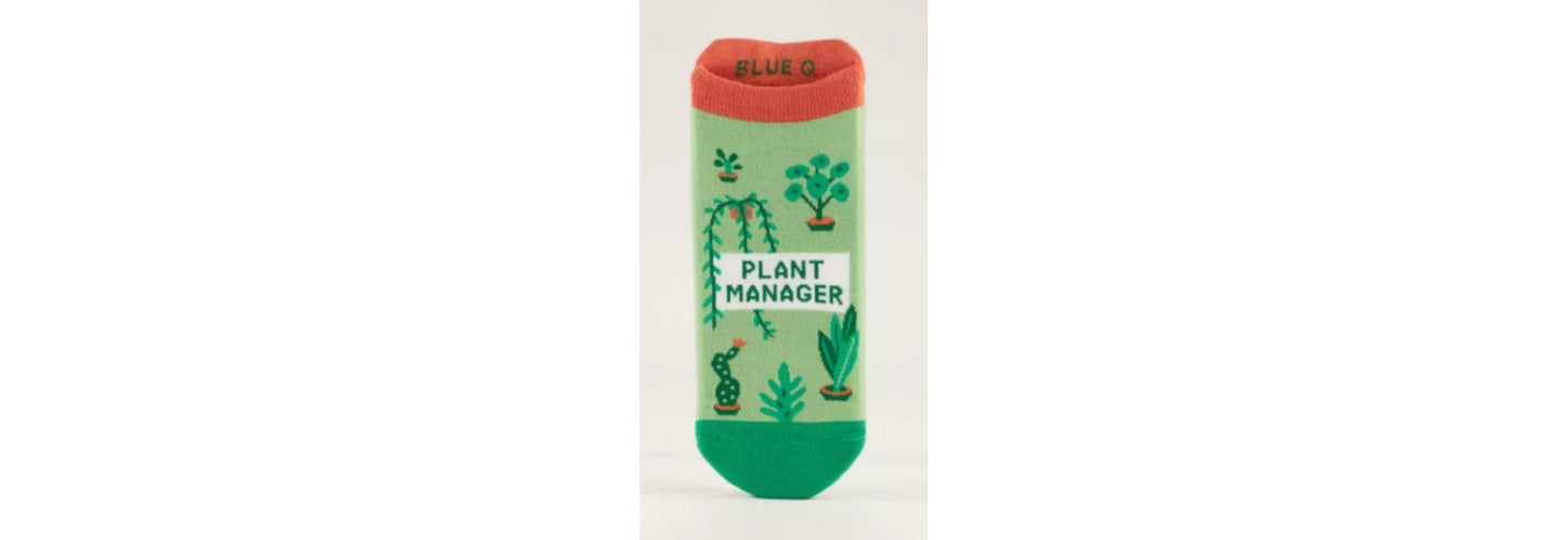 Sneaker Socks: Plant Manager | Blue Q