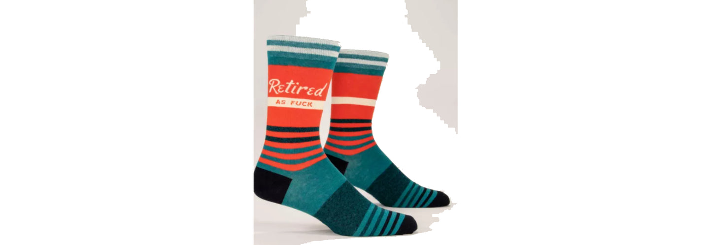 Men's Crew Socks: Retired As...