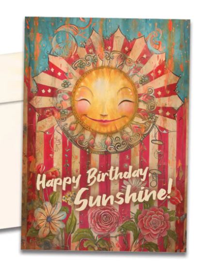 Happy Birthday Sunshine Birthday Card