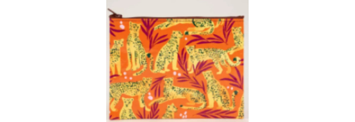 Zipper Pouch: Cheetah