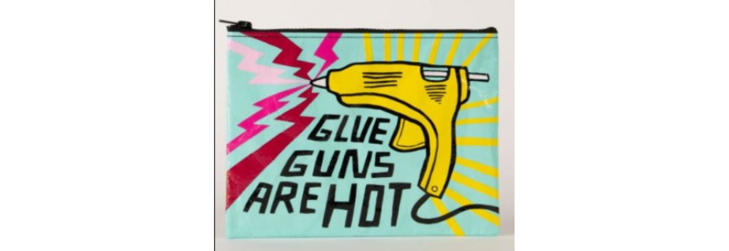 Zipper Pouch: Glue Guns Are Hot