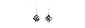 Earrings Architectural Diamond in Ice - Firefly
