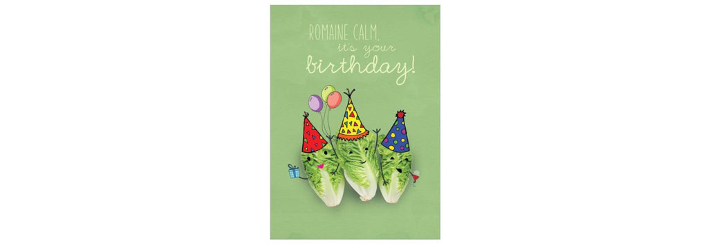 Romaine Calm Birthday Card