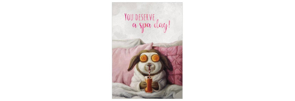 Spa Day Birthday Card
