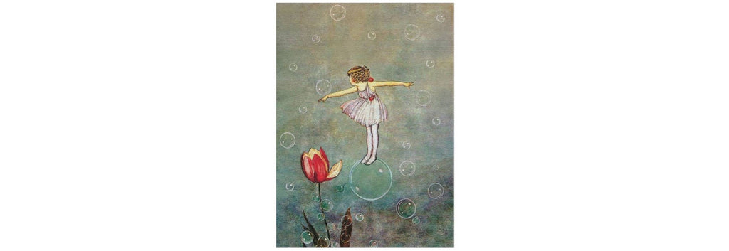 Floating On a Bubble Birthday Card